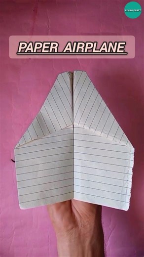 The unique Jet Flying Paper airplane in Tutorial Jet Flying plane toy new #shortsviral #shortsvideo