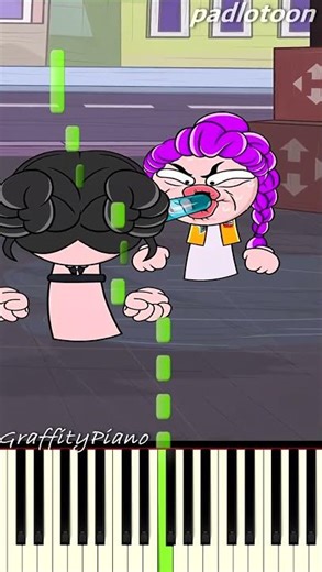 RUMI vs ZOEY ! Cockroach EATING Challenge! Piano Tutorial