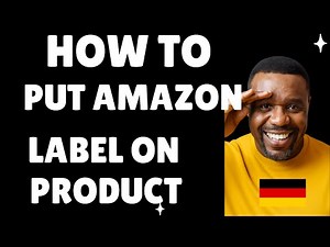 How To Put Amazon Barcode Label On Product Going To FBA Warehouse