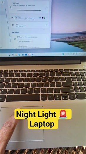 How to Laptop Computer Night Light Setting - Window Laptop Light Setting