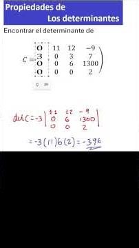 6. A Properties of the Determinants of Matrices