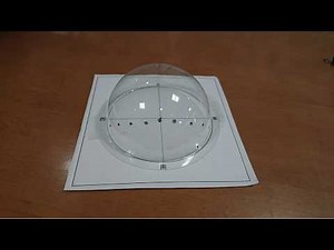 太陽の動きと透明半球