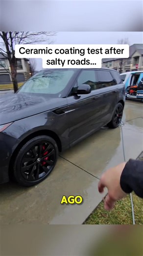 Ceramic coating test after salty roads… | Ceramic Coating