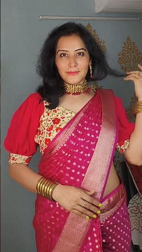 How to drape pleated pallu saree in a minute