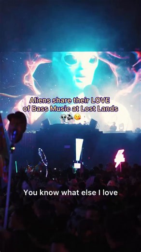 AHEE on Instagram: "Lost Lands Aliens LOVE Bass Music!👽 AHEE made this fun Mashup of aliens @brentpella & @blakewebber with a unreleased banger from @__shmani_ Video edit by @basswizardvisuals"