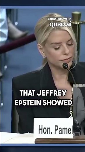 The "Epstein Files" Clashes: Whitehouse vs. Bondi 🏛️⚖️