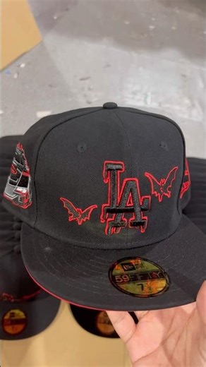 Mlb Los Angeles dodge caps with Batman logo # hero movie caps # mlb movie caps