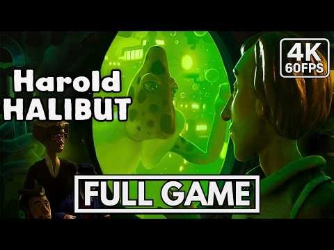 HAROLD HALIBUT | Full Game Walkthrough [PS5 4K60FPS] - No Commentary