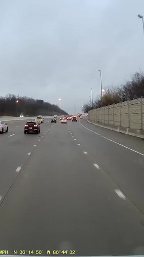 Genius brake checks a semi in Nashville, TN. | Motocross a Way of life