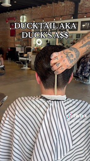 Master the Ducktail Hairstyle with a Classic Barber!