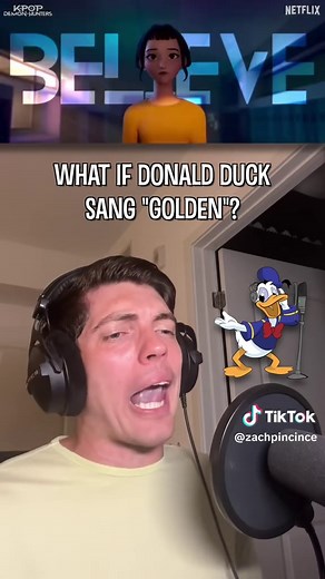 What if Donald Duck sang “Golden” #kpopdemonhunters #donaldduck | donald duck