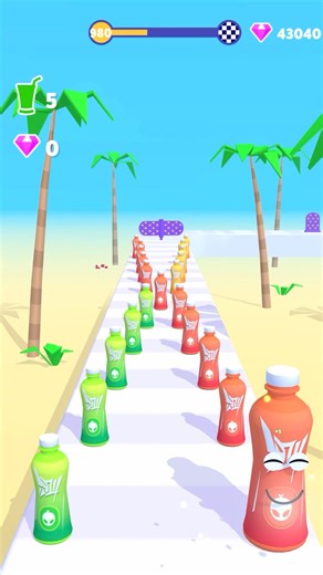 980 Juice Run 🤪👻🍇👾Satisfying And Relaxing ASMR Sound Gameplay. #stmkgaming #shorts #gaming .