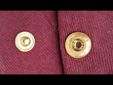 🔴 How to put METAL SNAP BUTTONS STEP by STEP 🔨