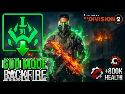 GOD MODE! The Ultimate Hunter’s Fury Backfire Build | The Division 2