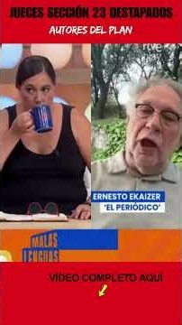 Ernesto Ekaizer señala a la Sección 23 como autora intelectual del caso DE BEGOÑA GOMEZ