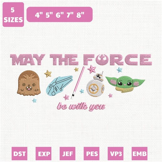 Disney Star Wars Machine Embroidery File, Magic Kingdom Design (instant Download) - Etsy