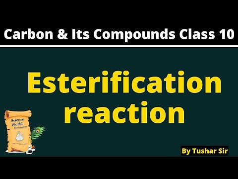 Esterification reaction class 10 | what is esterification class 10 | Carbon & its compound class10