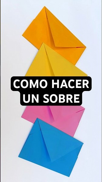 Cómo hacer un sobre para cartas