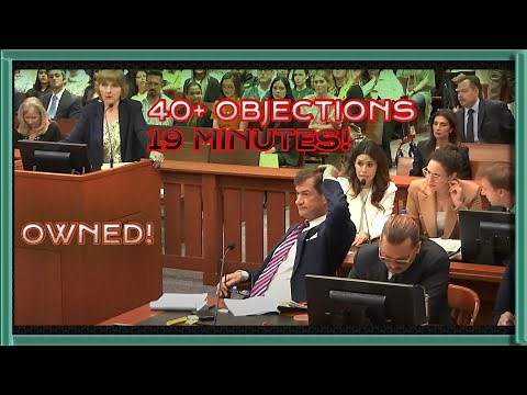 Amber Heard's Lawyer SHUT DOWN! 40+ OBJECTIONS Within 19 MINUTES! (Camille Vasquez)