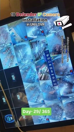 Day- 29 / 365 || 18 Defender IP Camera in UNV DVR ||JasoosChachaVlog |Shibbu| 8126296586, 8755729988