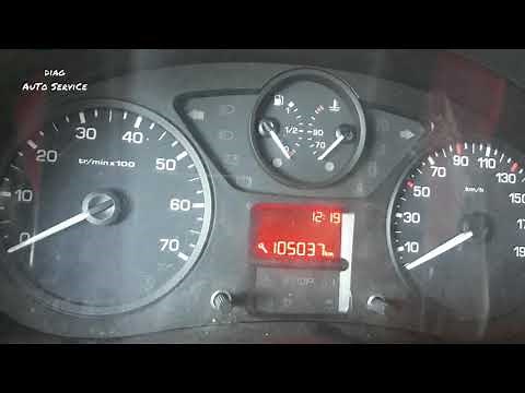 Citroën Berlingo tepee / how to reset the maintenance indicator light ServiCe oil change