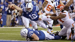 Down 38-10 in the third quarter... It's been exactly eight years since Andrew Luck and the Indianapolis Colts pulled off this epic 28-point comeback in the Wild Card Round. (via NFL Throwback) | NFL