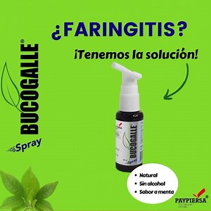 ¡BUCOGALLE elimina bacterias gram y hongos que se alojan en nuestra garganta!🤒 ¡Ideal para tratamientos de Faringitis, estomatitis, gingivitis, halitosis y periodontitis!👩🏻‍⚕️ El uso diario de mascarilla provoca molestias en nuestra garganta, usa nuestro Bucogalle Spray, único bactericida natural con EGCG!🌿 Sin alcohol y sin azúcar, ideal para tener en el bolsillo o cartera, 3 pulverizaciones 3 veces al día y le decimos adiós a las bacterias.🤗 Encuéntranos en las principales cadenas de