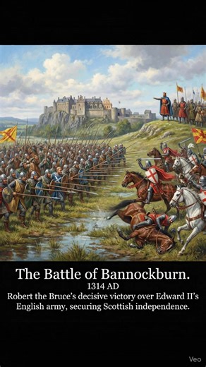 The Day Scotland Won Its Freedom: The Battle of Bannockburn On June 23-24, 1314, the course of Scottish history was forever changed on the fields of Bannockburn, near Stirling Castle. The Scottish army, led by their brilliant warrior-king, Robert the Bruce, faced a vastly superior English force commanded by King Edward II. The English, confident in their heavy cavalry, expected an easy victory. Bruce, however, had prepared a masterful defense. He chose his ground carefully, deploying his infantr