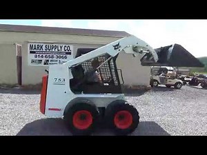 2001 Bobcat 753 G Series Rubber Tire Skid Steer Loader For Sale