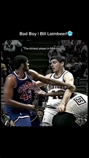 Omni Sports on Instagram: "Bad Boy mentality in its purest form 😤❄️ Bill Laimbeer wasn’t trying to win popularity contests — he was trying to break opponents mentally and physically. In an era where the paint was a war zone, he embraced the villain role and leaned into it unapologetically. Loved by his teammates, hated by almost everyone else, Laimbeer became the backbone of the Bad Boy Pistons’ identity. Hard fouls, intimidation, mind games — it was all part of the plan. Pretty basketball didn
