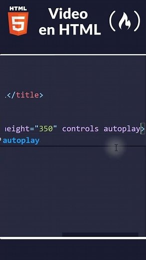 💻 HTML How to Embed a Video with Controls #Shorts