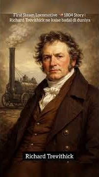 First Steam Locomotive 🚂 1804 Story 🔥 Richard Trevithick ne kaise badal di duniya। #shorts