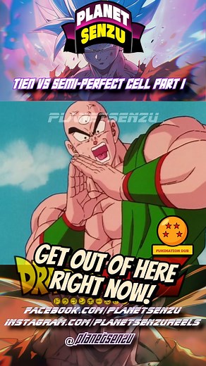Tien may not be a Super Saiyan but he risked everything to try to stop Cell. | PlanetSenzu