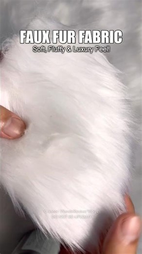 Luxury Faux Fur Fabric ✨ Soft, Fluffy & Perfect for DIY Projects!