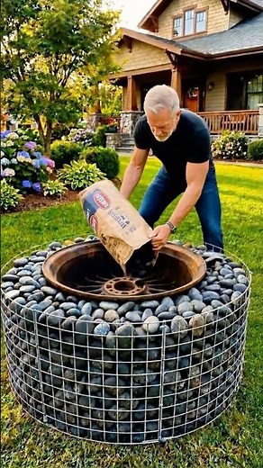 Easy DIY Garden Fire Pit Grill for Your Backyard 🔥🌿
