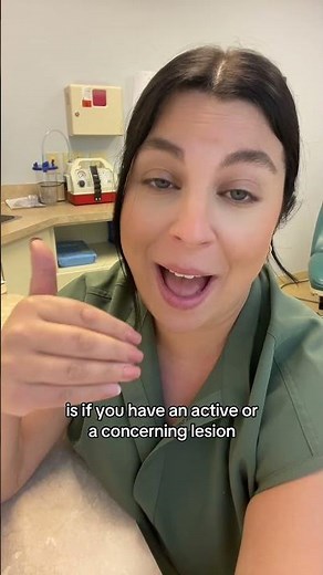 the more routine way to test for HSV is through bloodwork! #womenshealth #reproductivehealth