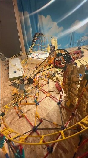 Riesiger Mine Train aus Knex und Lego #achterbahn #coaster #wildwest #viral #vekoma #modellbau #yt