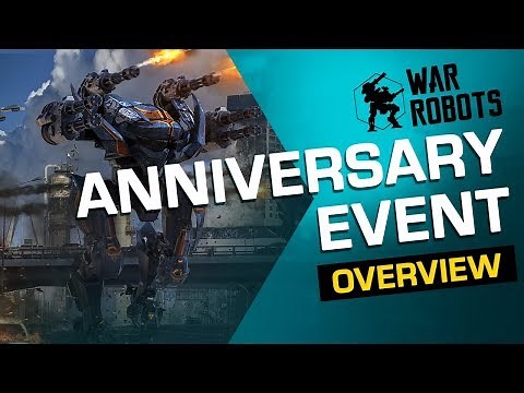 5th Anniversary Event Overview | War Robots (new mode, robots, gifts & skins)