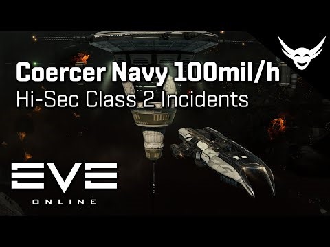 EVE Online - Coercer Navy Issue Class 2 Biocybernetic incident 100 mil/h
