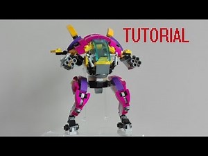 Lego OVERWATCH D.VA MECH Tutorial