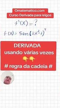 Derivative using the chain rule.