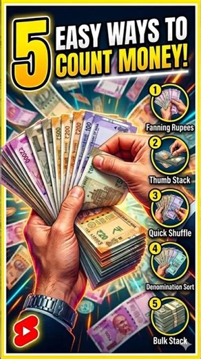 The Noob vs The Professional: Counting Showdown 💸 #viral #shorts