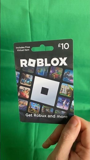 FREE $10 ROBLOX GIFT CARD... (Unused)