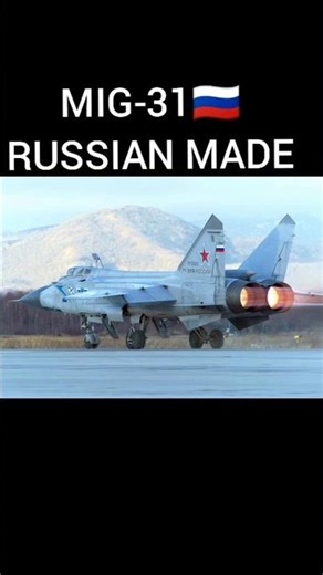 MIG-31 fither jet russian mad