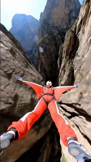 Incredible Wingsuit Flight in a Squirrel Costume!
