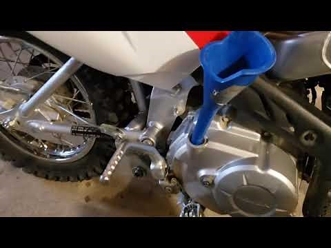 2020 Honda CRF110 First Oil Change