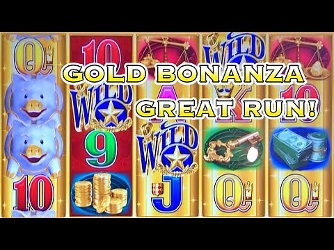 Gold Bonanza Slot: GREAT RUN on Max Bet!