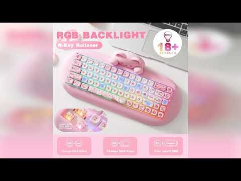 Review: YUNZII C68 Wireless Mechanical Keyboard,65% Layout,Hot Swap,Triple Mode BT5.0/2.4G/Wir...