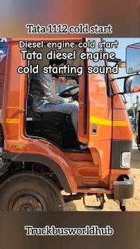 tata diesel engine cold start sound #tata #1112 #dieselcoldstart #coldstart #enginesound 1million