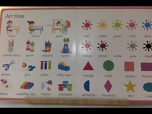 Interactive "My First Word Book About School" (Usborne)